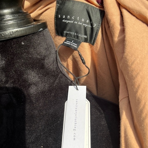 NWT Sanctuary x Revolve Harlow Sherpa Jacket Sz L Teddy Soft Plush - Picture 13 of 14